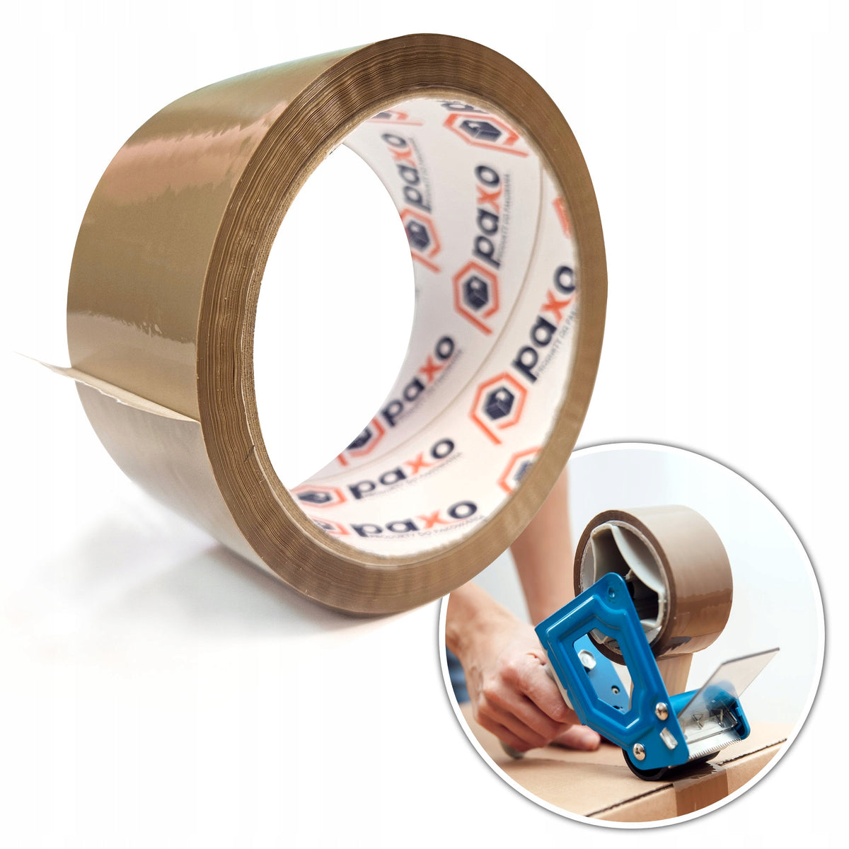 48/50y ACRYLIC ADHESIVE BROWN PACKAGING TAPE