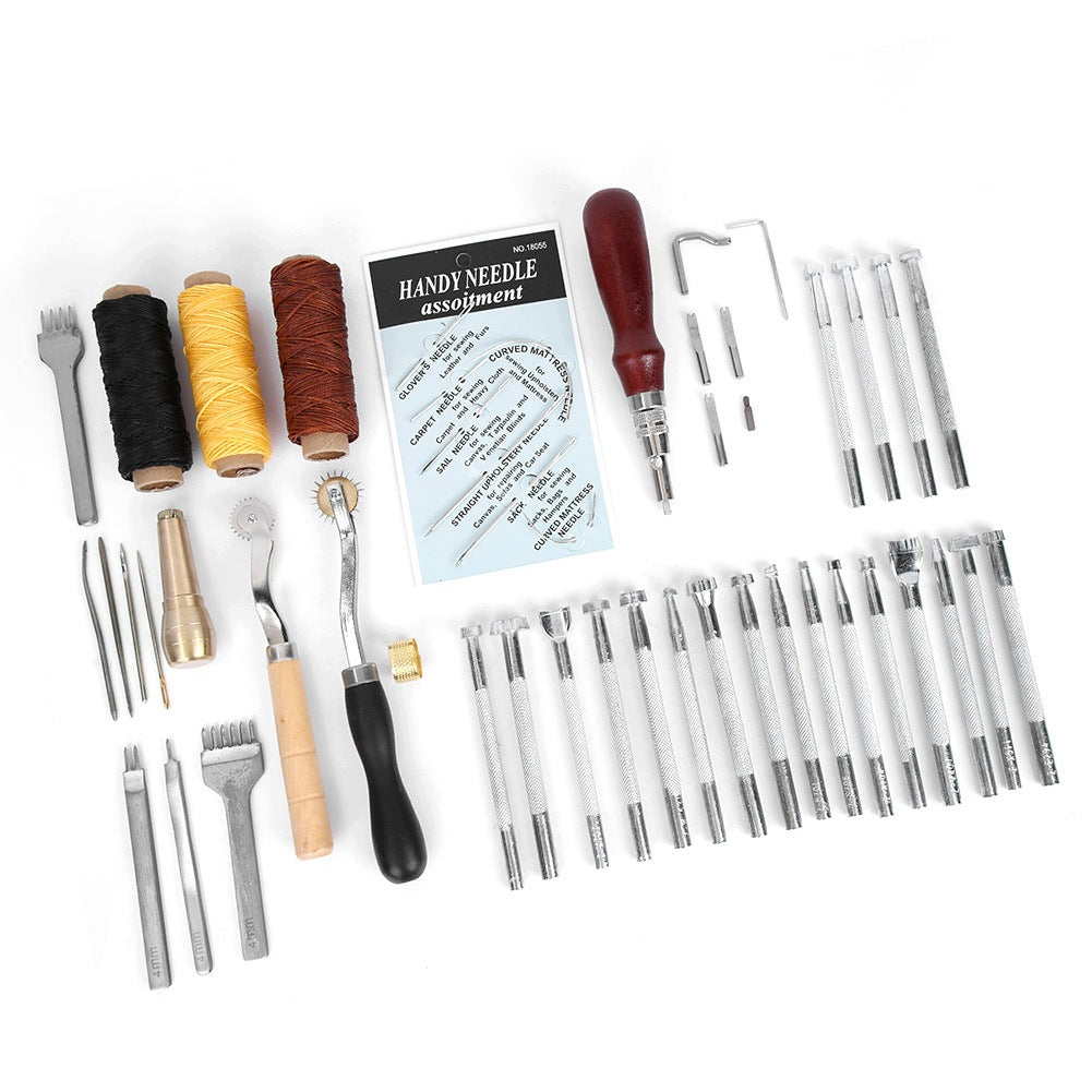 48 Pcs Multi-Shape Leather Punching Tools with AP Kit Brand no brand