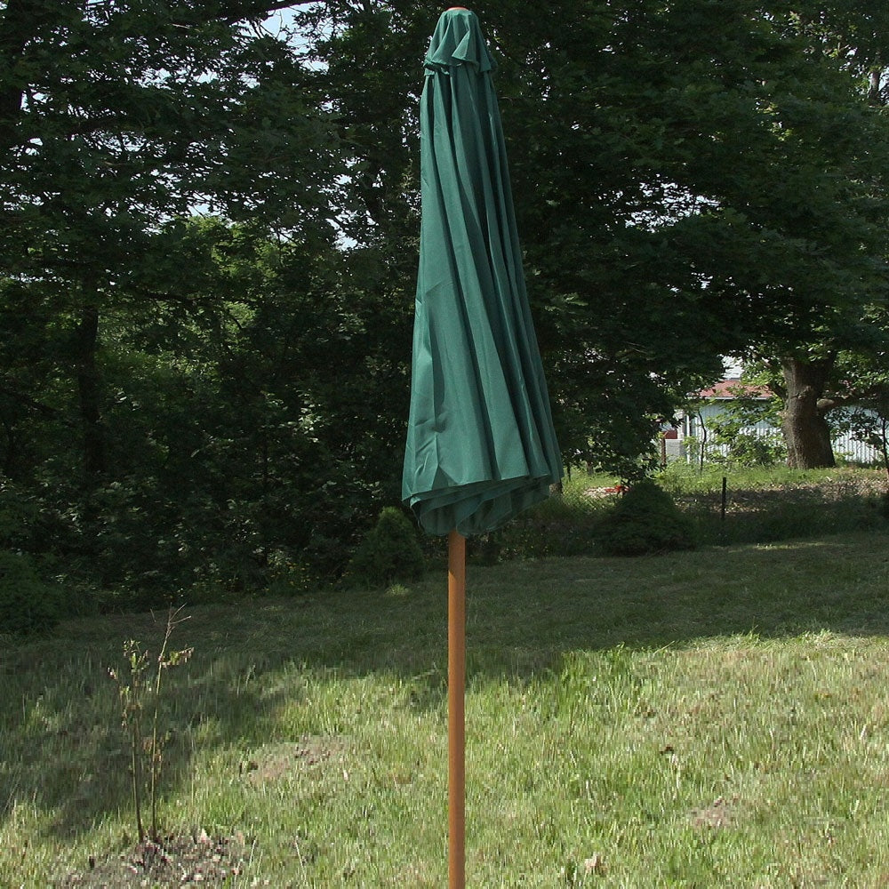 48137 Garden umbrella Poly 3 m green PATIO Packaging status original