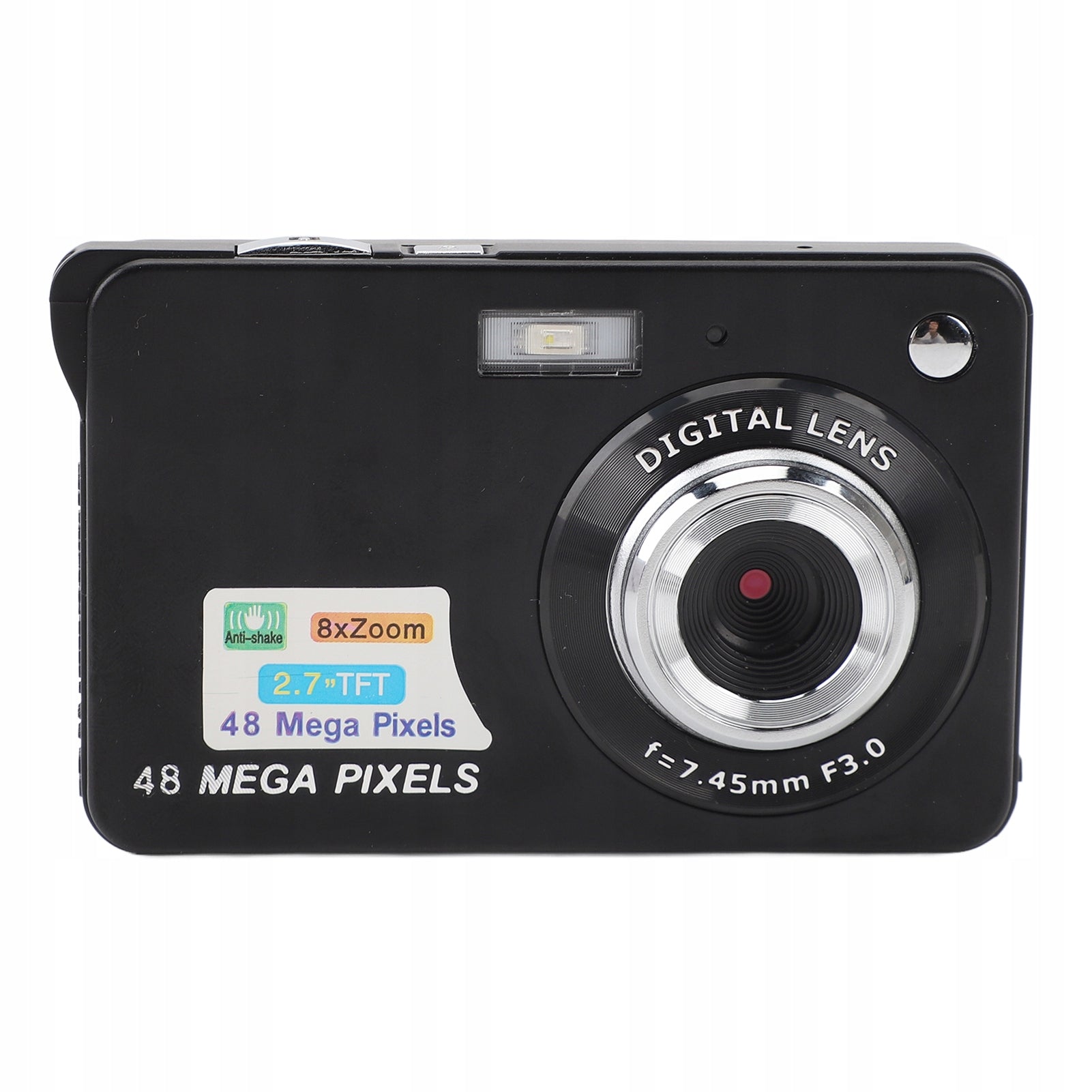 48MP 4K Digital Camera 8x Zoom Anti Shake 2,7 Inch R6 Model 5516DFHX
