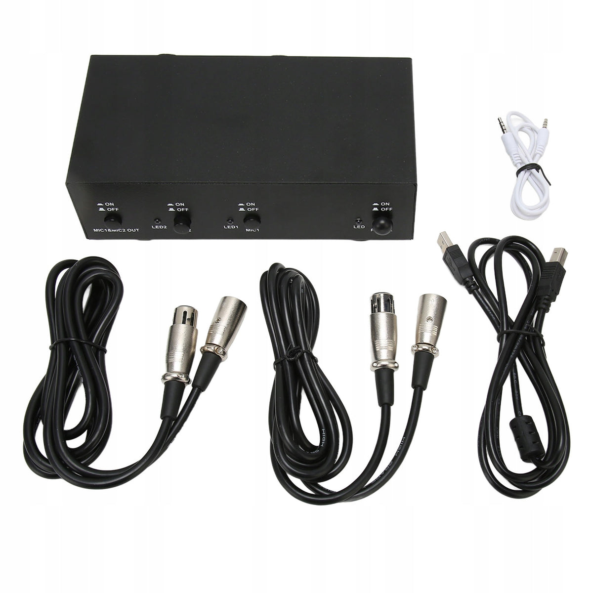 48V PHANTOM POWER SUPPLY FOR XLR MICROPHONES Packaging status original