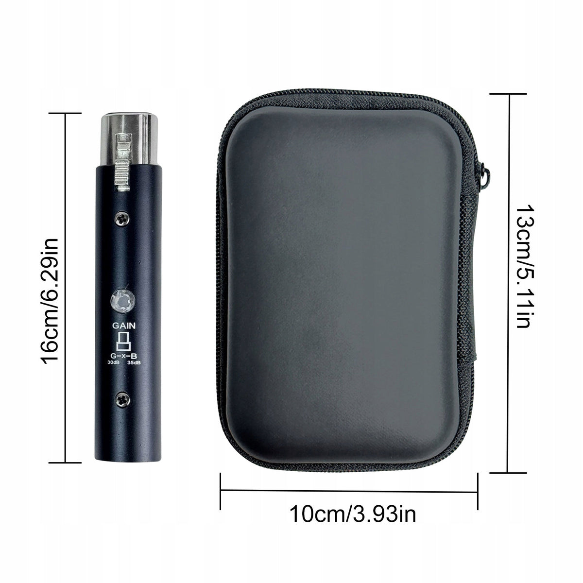 48V XLR Preamp Microphone Output Signal Portable XS Brand no brand