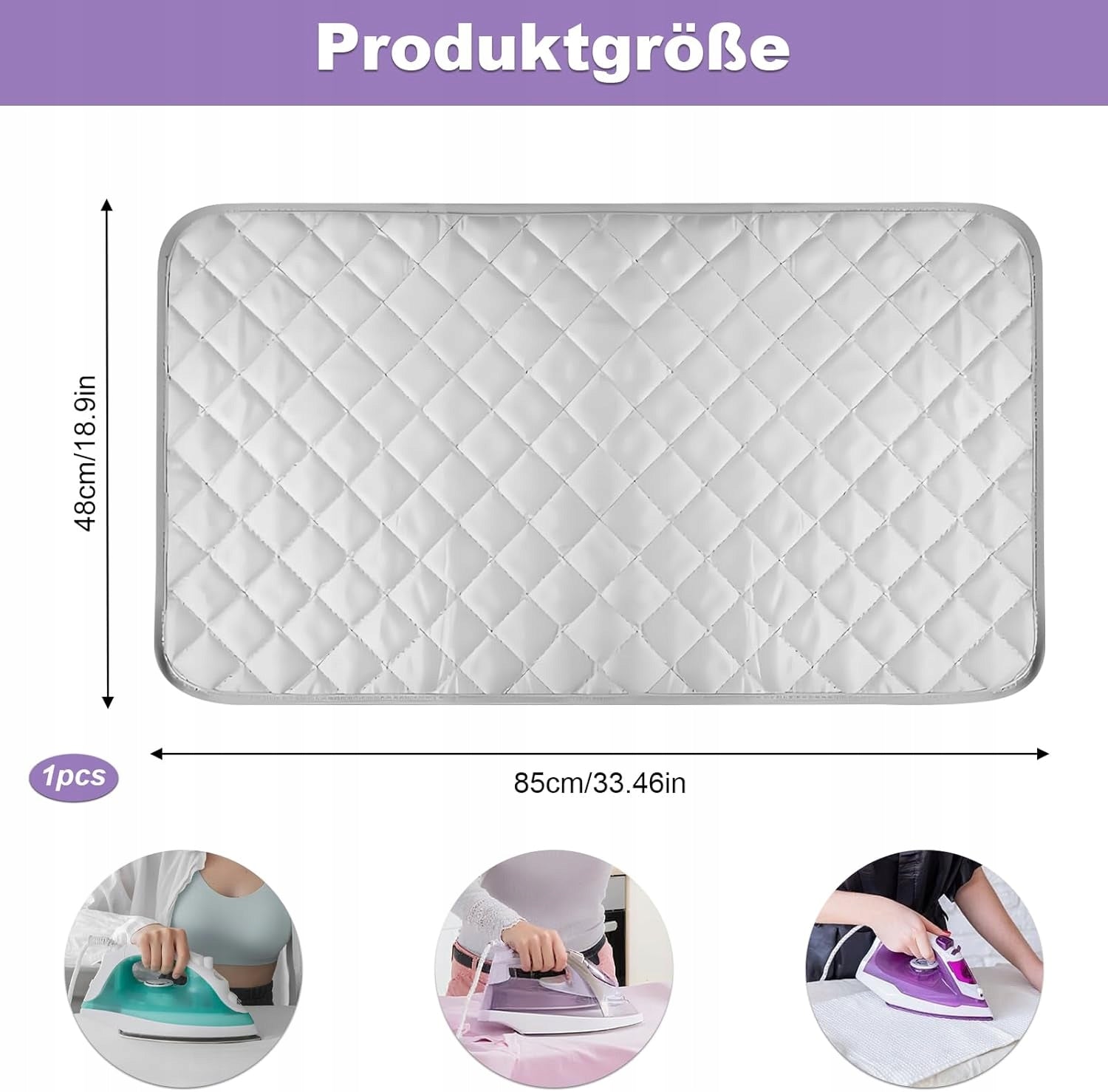 48X85CM TRAVEL FOLDING IRONING PAD FOR TABLE Brand no brand