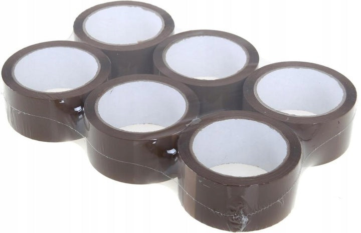 48mmx60m PACKAGING TAPE ADHESIVE BROWN ACRYLIC Brand SolidTape