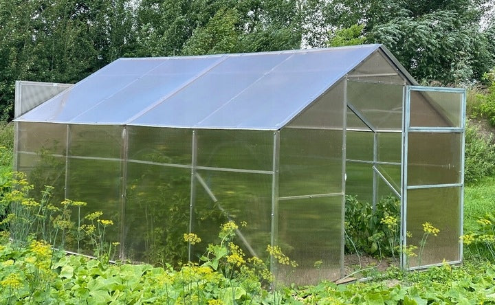 Polikarbonatinis šiltnamis GARDEN, 4 mm, 2.8x4 m / 3x4 m, karkasas 20x40 mm