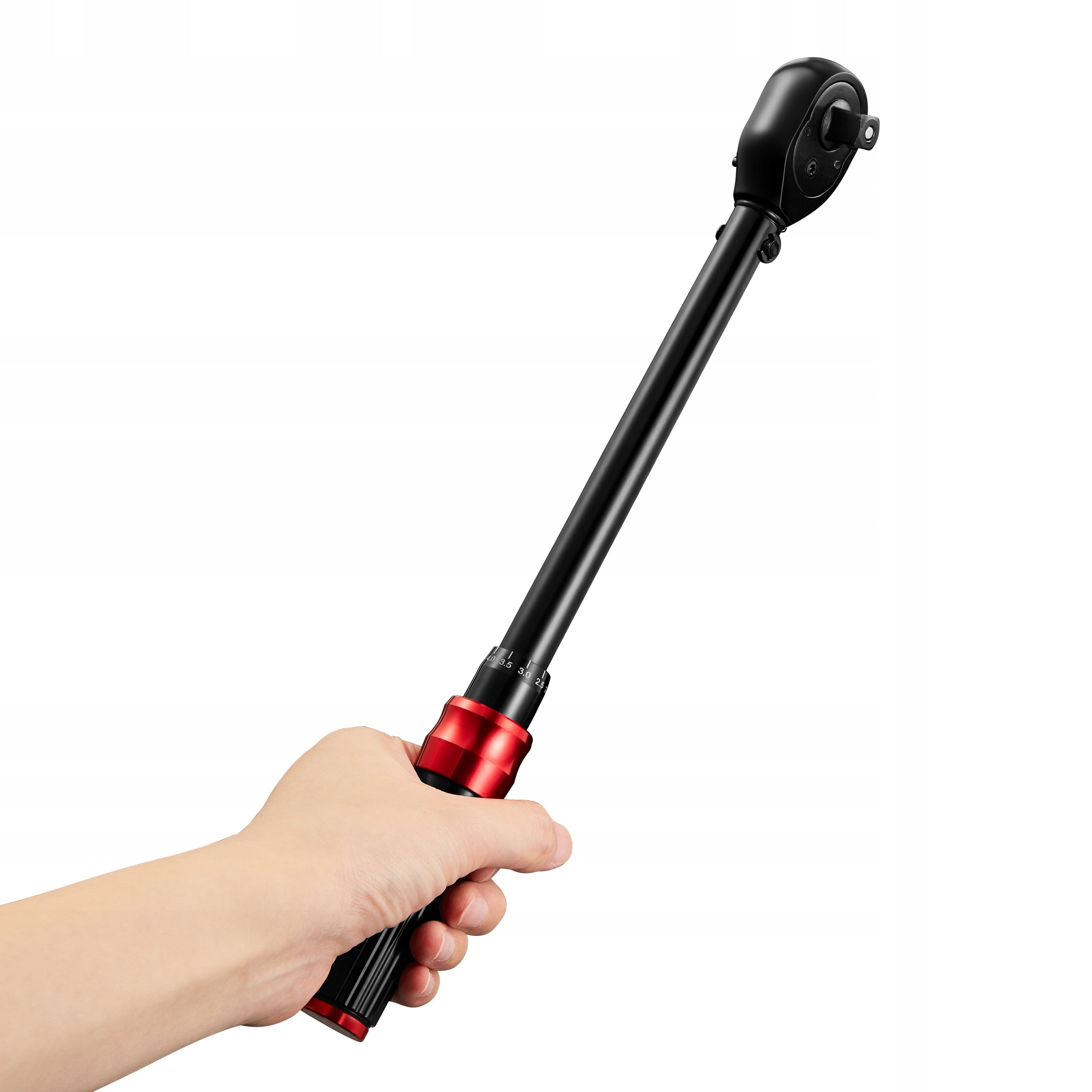 Veržliaraktis su dinamometru 3/8", 10–60 Nm, CrMo ir CrV, su fiksatoriumi, su kalibravimo sertifikatu