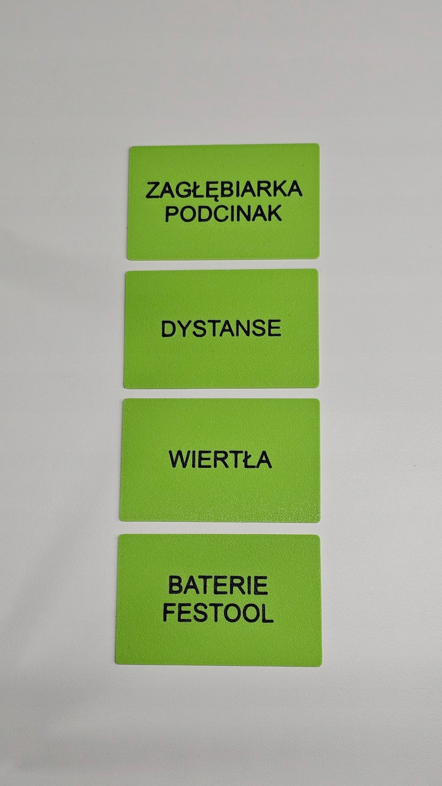 Lipdukas Festool SYS dėžei su pasirinkamu užrašu