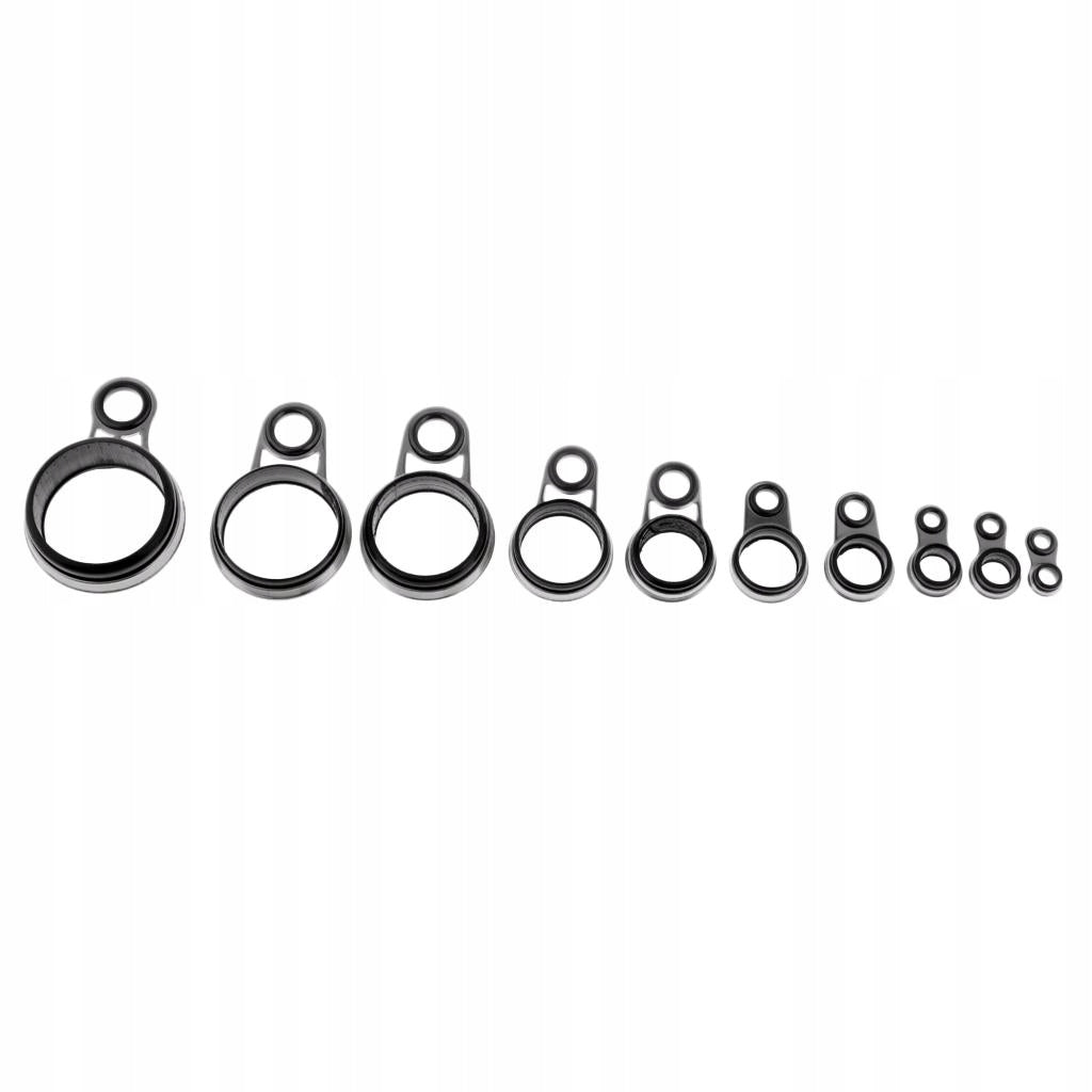 49Pcs Fishing Rod Guides Set Tip Repair Kit DIY Rod Building Parts for Manufacturer code Hellery-65014376