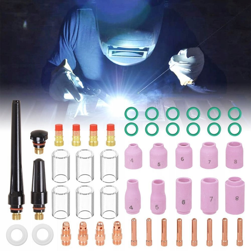 49X TIG Starter Kit Akcesoria Lens Nozzle WP17/18/26-GAS LENS