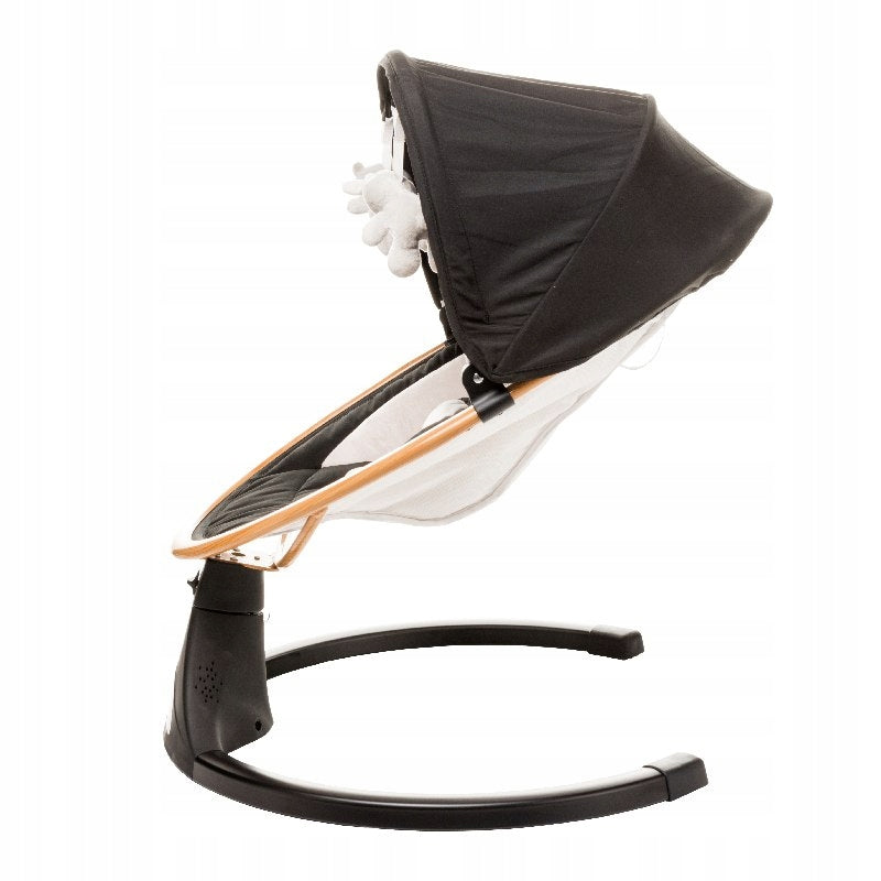 4BABY ELECTRIC SWING FOR BABIES ROCK'N RELAX XXIV BLACK AND EAN (GTIN) 5907385926343