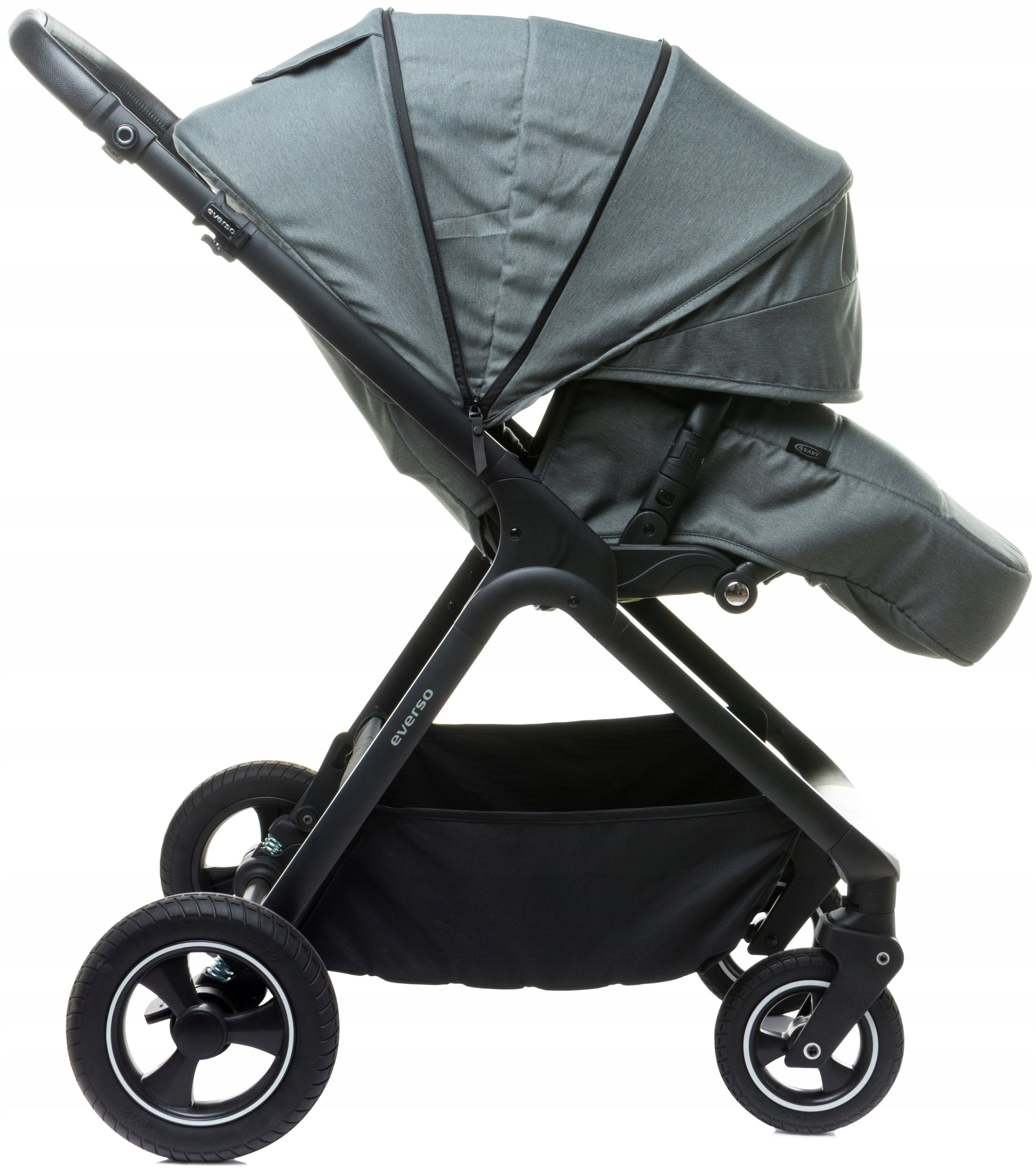 Kinderwagen 4Baby Everso, schwarz 