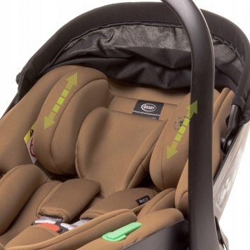4BABY NEO LIGHTWEIGHT CAR SEAT 0-13 KG I-SIZE SHELL FOR CHILD Manufacturer code NEO MOKKA