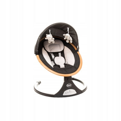 4BABY Rock'n Relax Sun Lounger Rocker Black