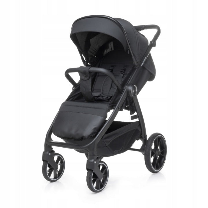4BABY STROLLER COPPER STROLLER FOR BABY UP TO 22 KG LARGE WHEELS Color black