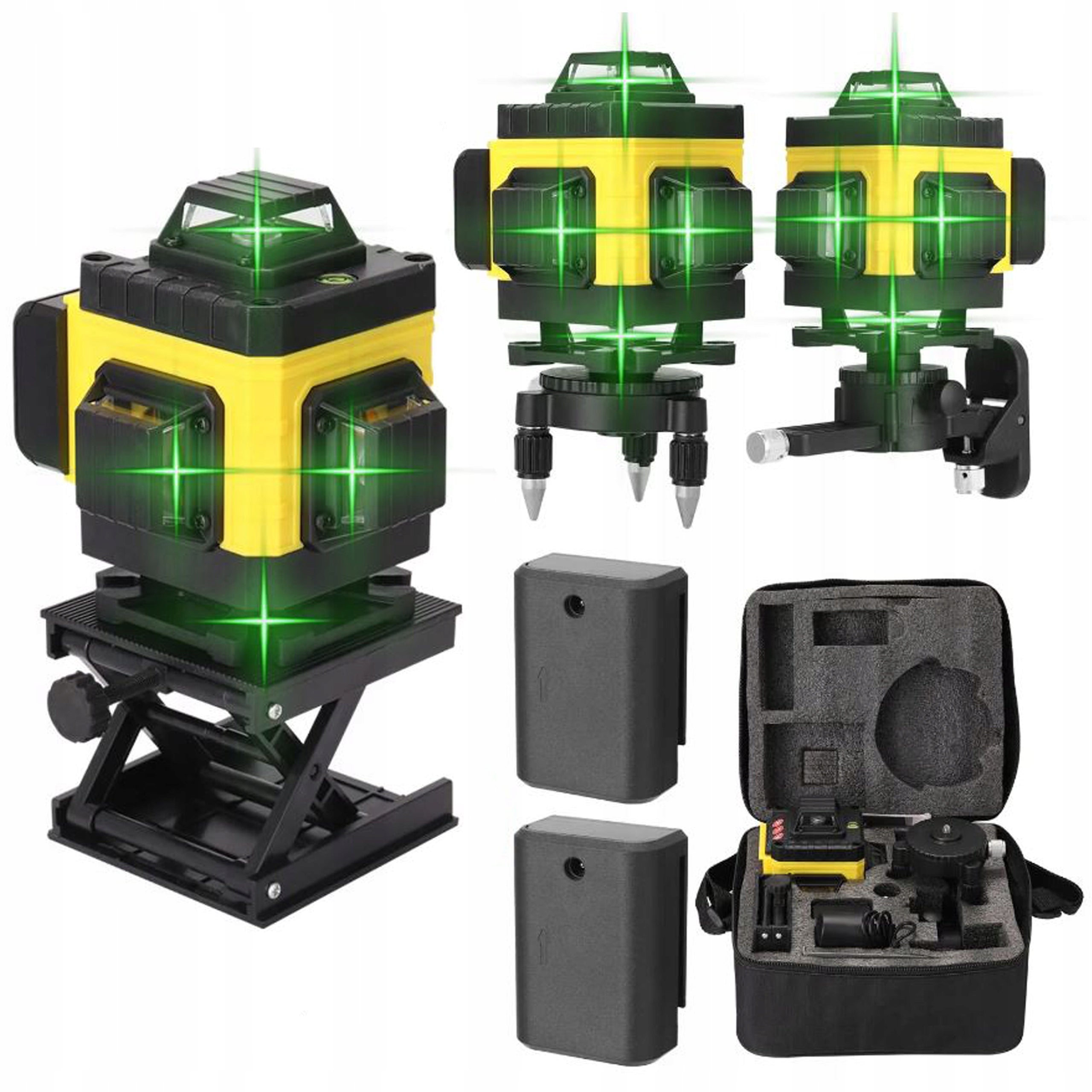 4D 16 LINE 360 SELF LEVELING CROSS LASER LEVEL + STAND Manufacturer code HR1015