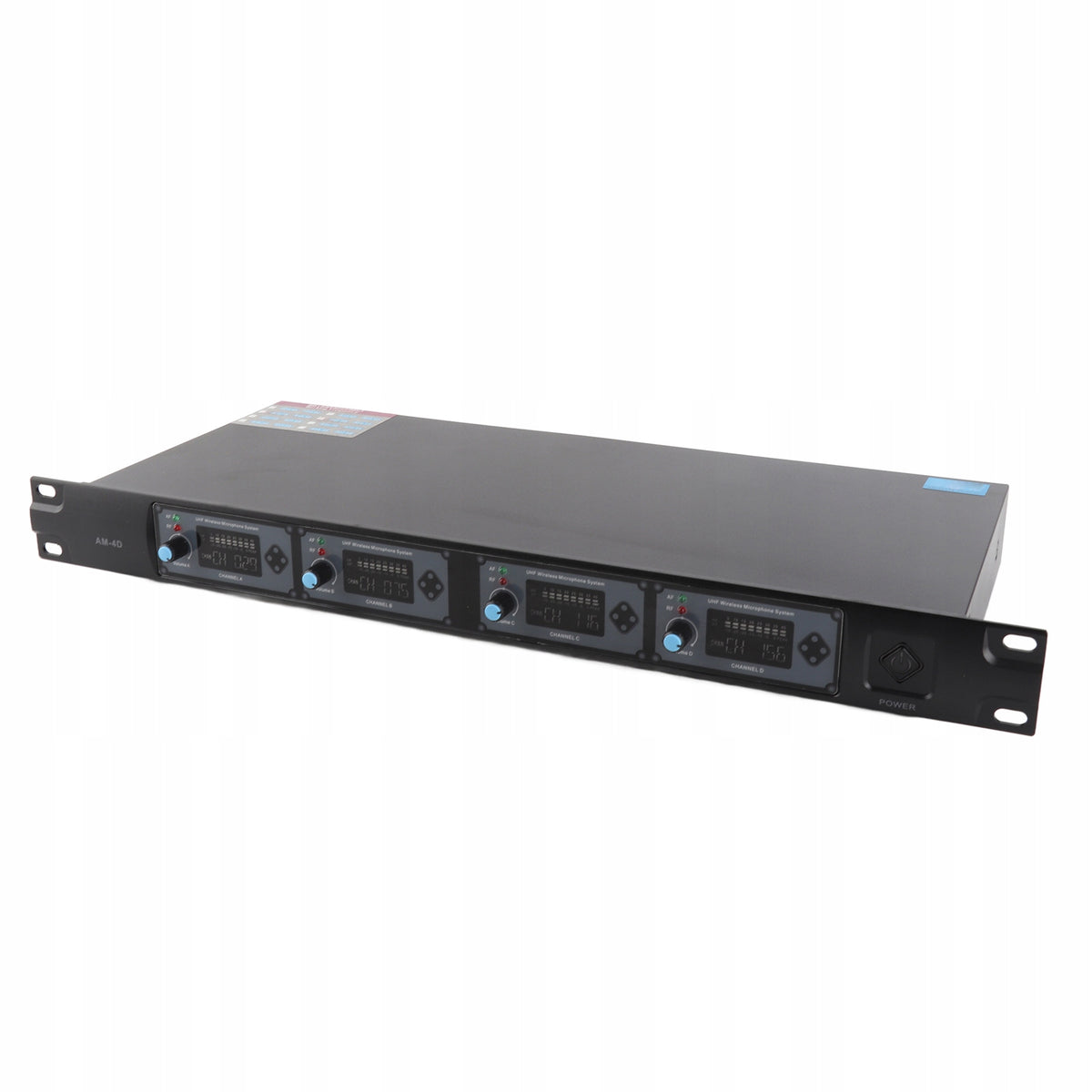 4D Professional 4 Channel UHF Wireless Microphone System 4 Microphone Manufacturer code AG250728066678
