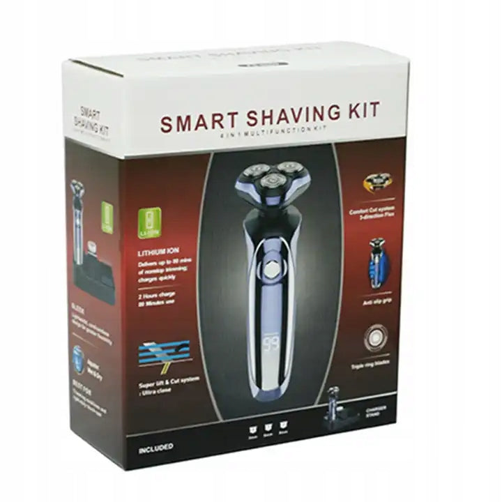 4D RAZOR WIRELESS MEN'S SHAVER FS-8600 4in1 SUPER SET Brand Bedee