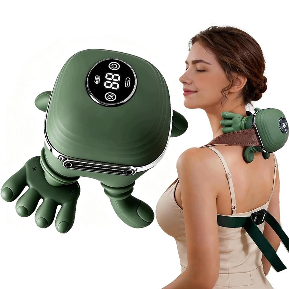 4D Wireless Neck Massager with Heating Function and 15 Minute Timer