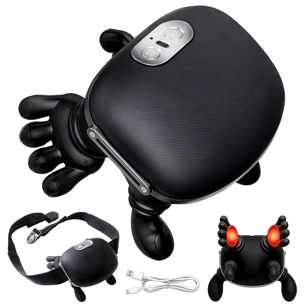 4D Wireless Neck Shoulder Neck Massager With Heated 3 Modes 4000mah