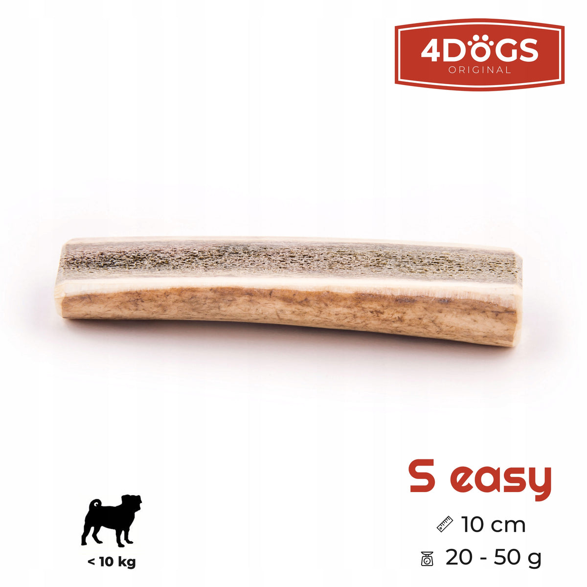 4DOGS Antlers Teether - Deer Antlers S easy Flavor deer