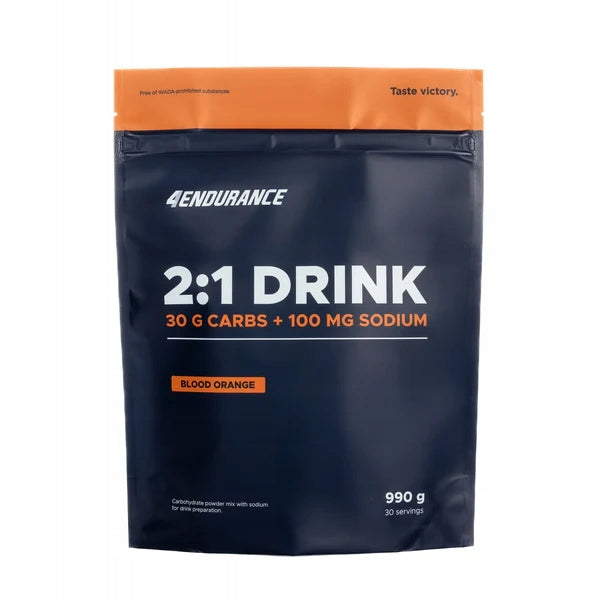 4ENDURANCE 2:1 DRINK CARB DRINK 990G RED ORANGE