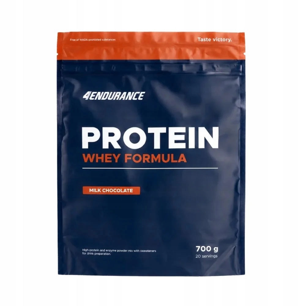4ENDURANCE PROTEIN WHEY FORMULA 700G MILK CHOCOLATE PROTEIN SUPPLEMENT