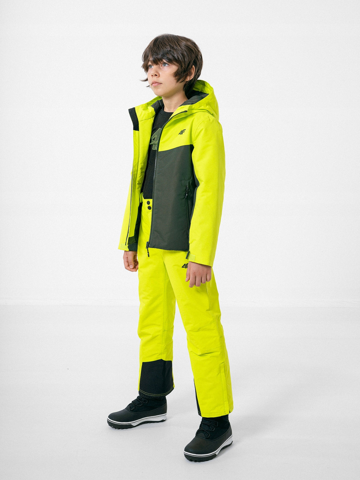 Jacke für Mädchen 4F HJZ22 JKUMN001, grün 