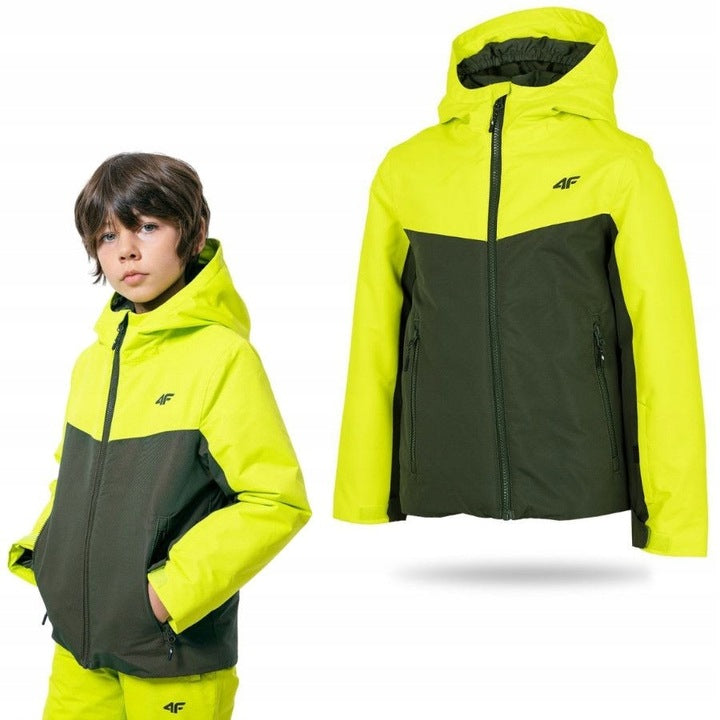 Jacke für Mädchen 4F HJZ22 JKUMN001, grün 