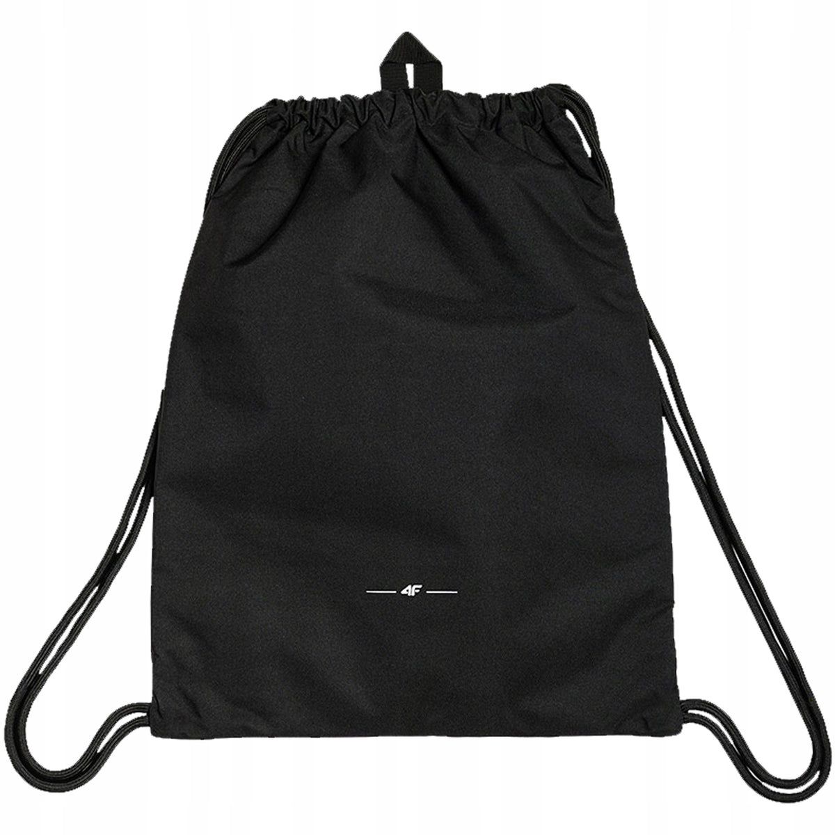 4F LARGE BACKPACK BAG WITH POCKETS HOLDS A4 15L BLACK