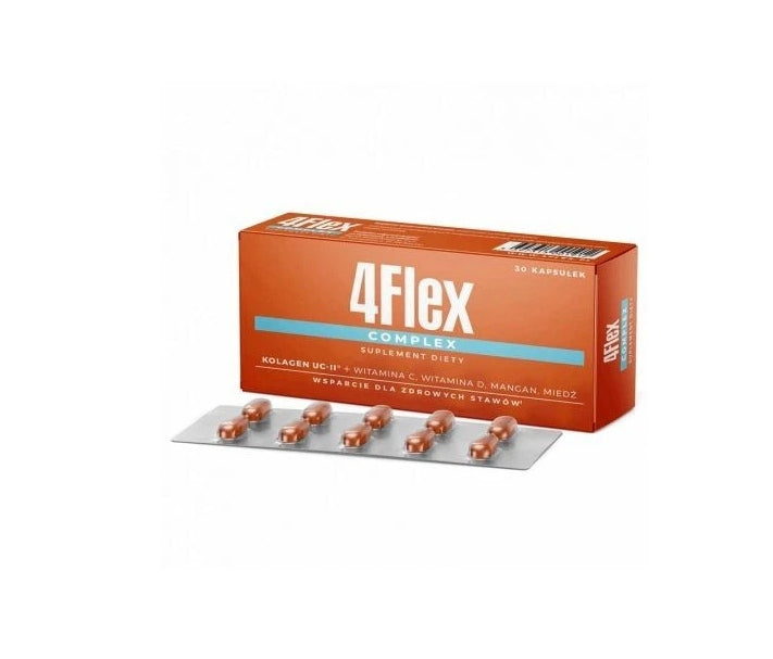 4Flex Complex Collagen Support Healthy Joints 30 Capsules Brand 4Flex