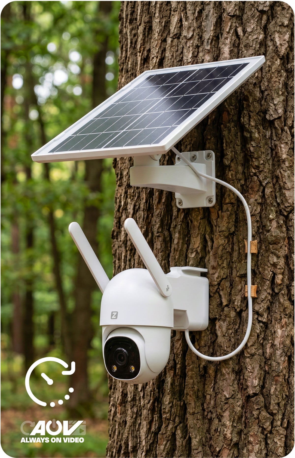 4G 3MPx AOV OUTDOOR SOLAR SIM CARD CAMERA Packaging status original