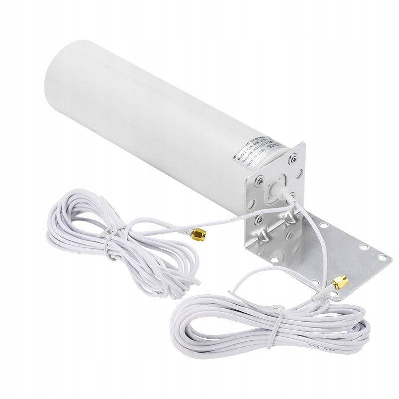 4G 5G 28dBi SMA Outdoor Antenna for Router – 5m Omnidirectional Cable