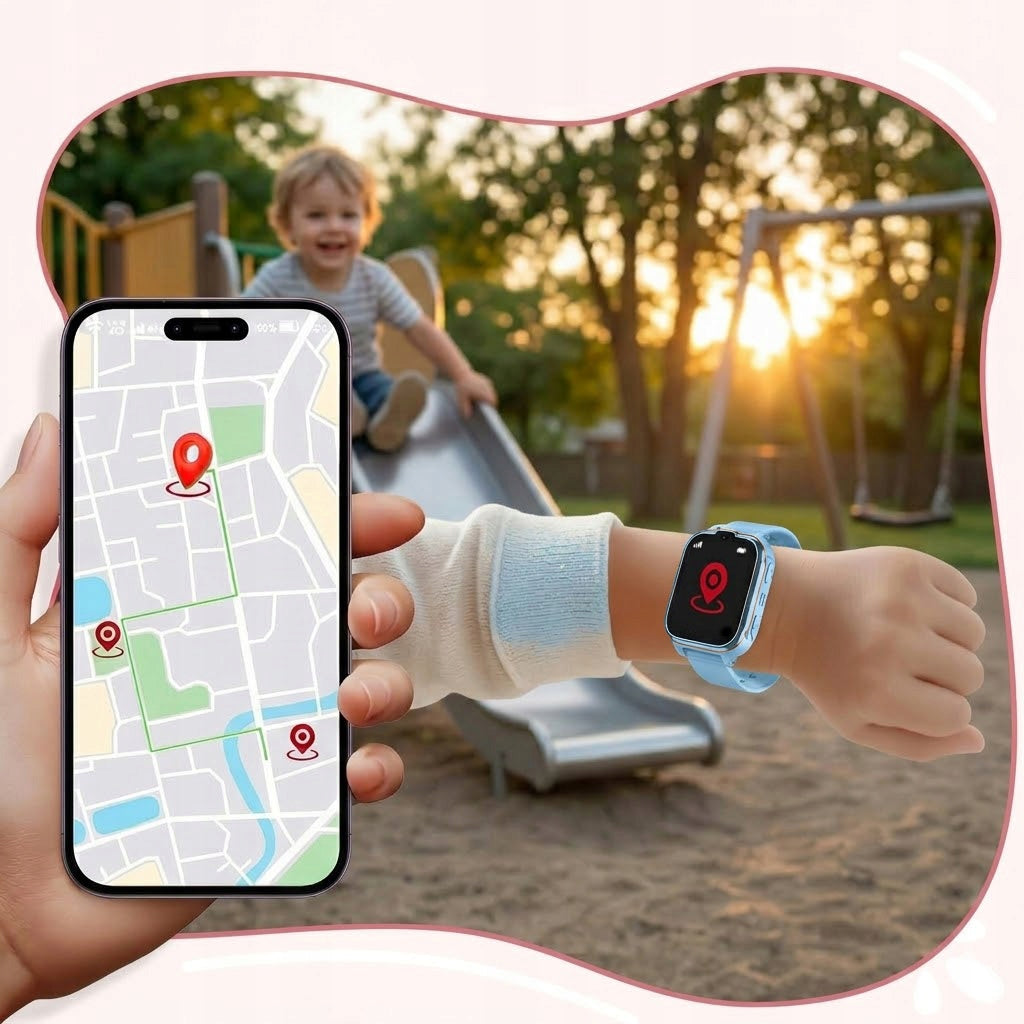 4G Children's SMARTWATCH Locator SIM Talk Camera - For School Brand Rubicon