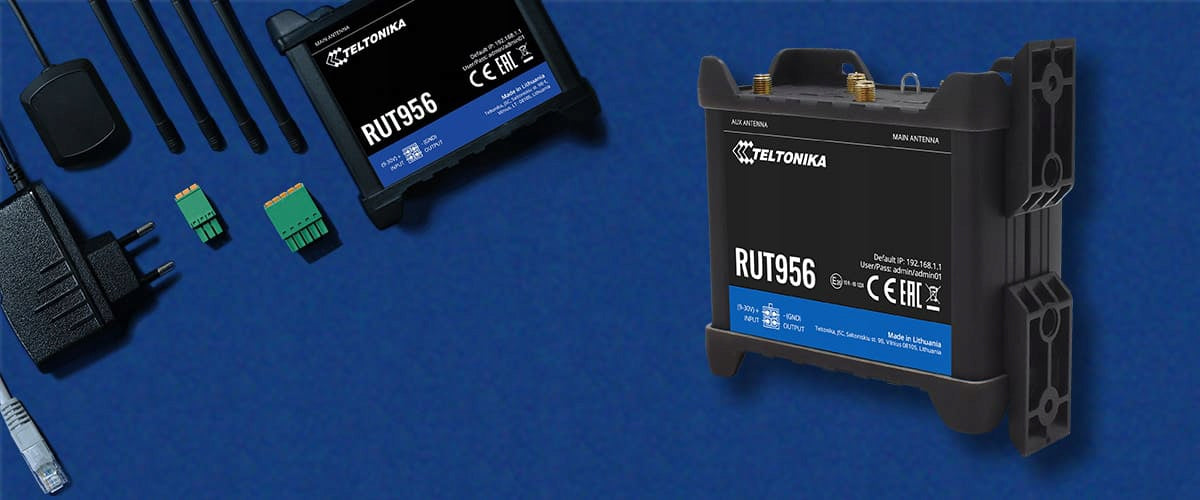 4G LTE ACCESS POINT +ROUTER RUT956 Dual SIM 2.4 GHz 300 Mb/s Teltonika Manufacturer Teltonika