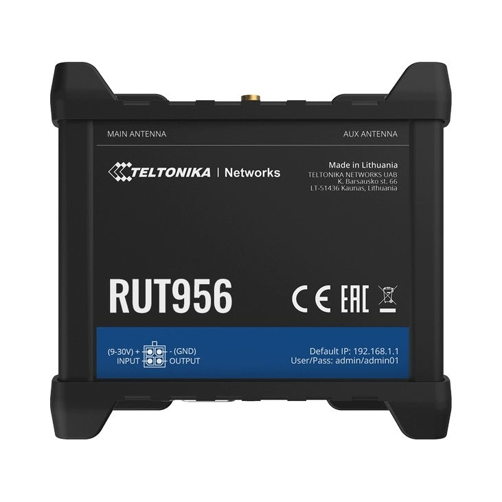 4G LTE ACCESS POINT +ROUTER RUT956 Dual SIM 2.4 GHz 300 Mb/s Teltonika