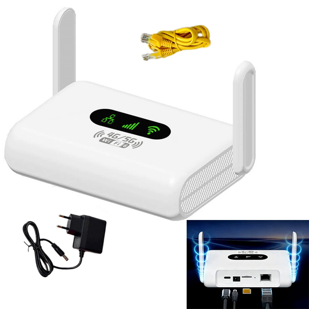 4G LTE HOME ROUTER WITH SIM CARD SLOT UP TO 300 MB/S
