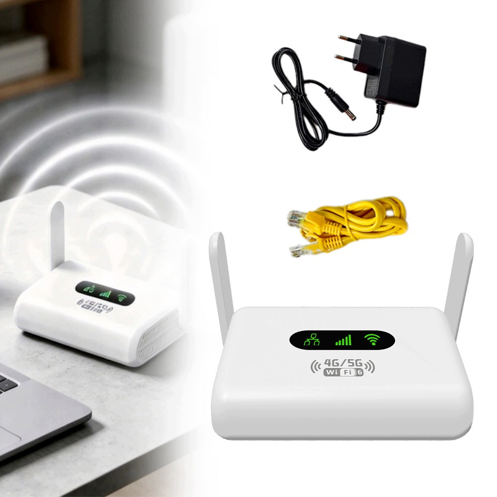 4G LTE HOME ROUTER WITH SIM CARD UP TO 300 MB/S WIFI MULTIBAND (WIFI6)