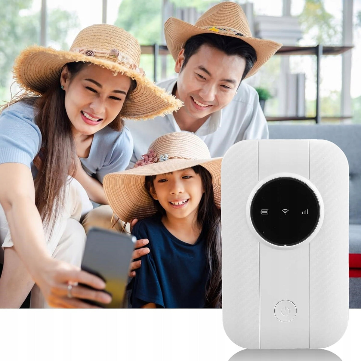 4G LTE PORTABLE WIFI MOBILE ROUTER MODEM FOR SIM CARD 2100MAH 150MBPS
