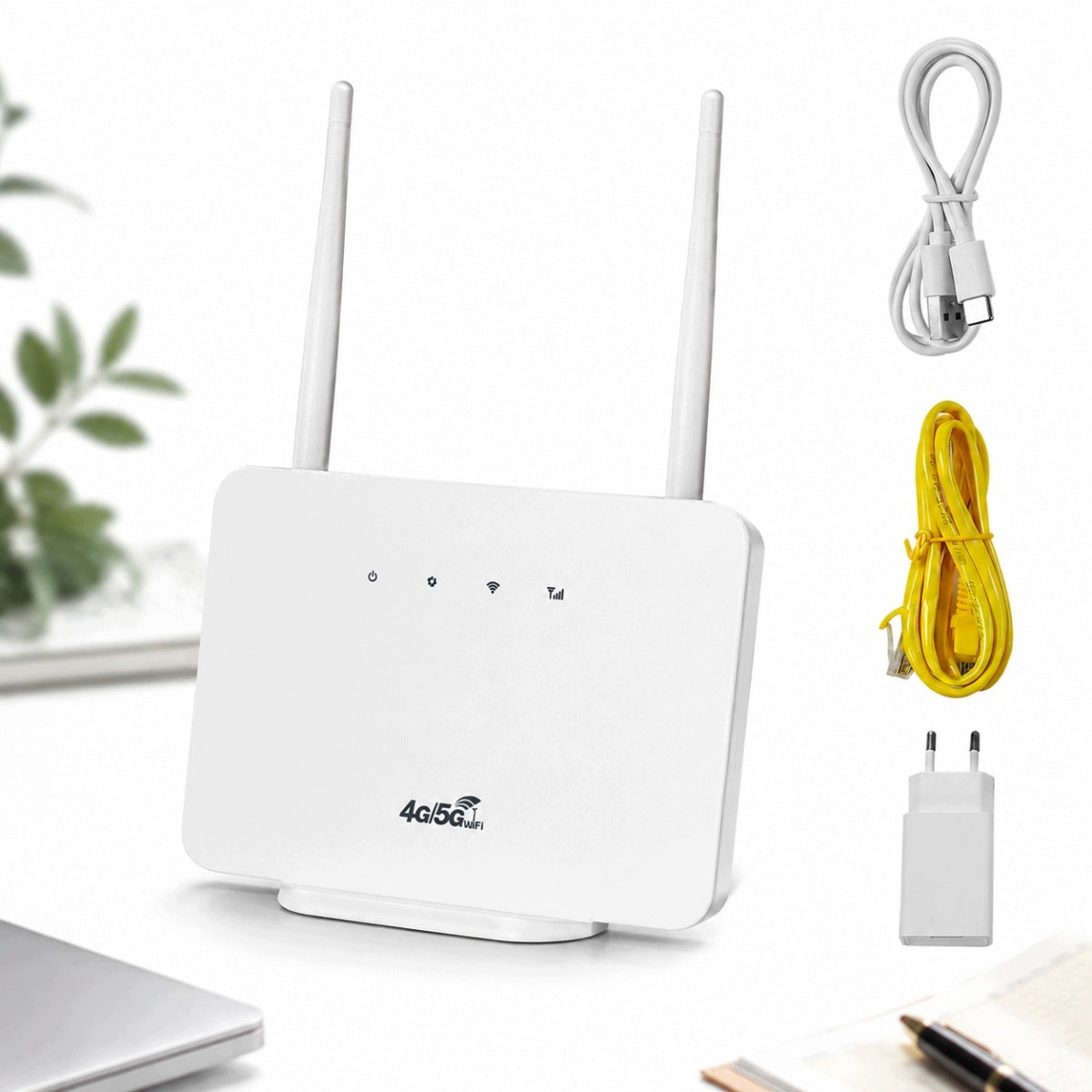4G LTE ROUTER WITH SIM CARD SLOT, SPEED UP TO 300 MB/S