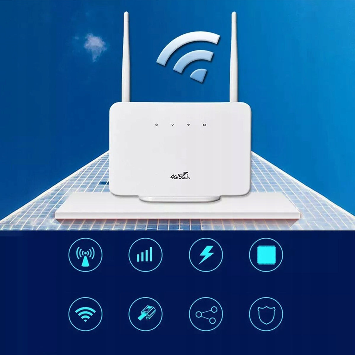 4G-LTE Router-Modem CP106-E 300 Mbps: SIM slot, external antenna Manufacturer no brand