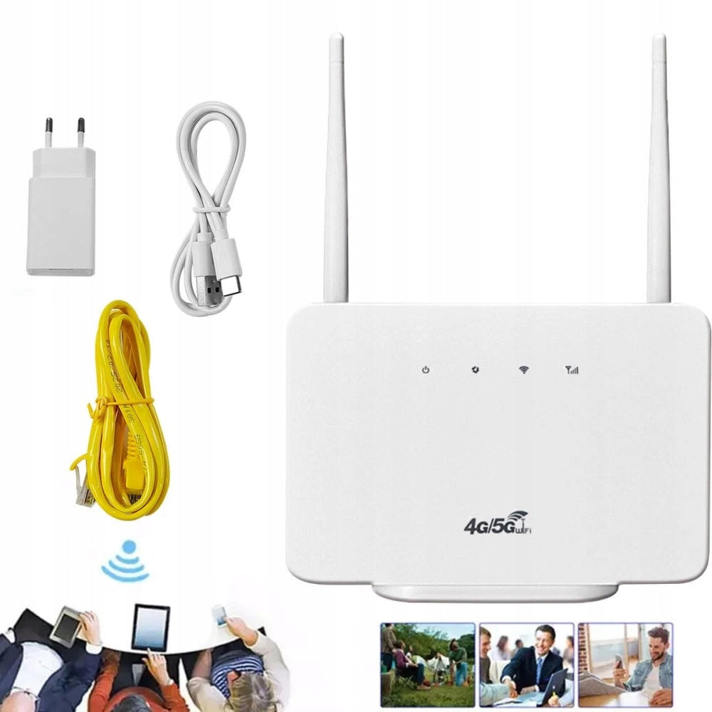 4G-LTE Router-Modem CP106-E 300 Mbps: SIM slot, external antenna