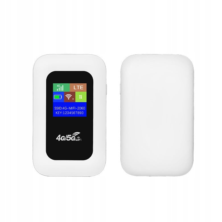 4G LTE TO SIM PORTABLE ROUTER WITH WIFI WHITE FOR MOBILE MOTORHOME