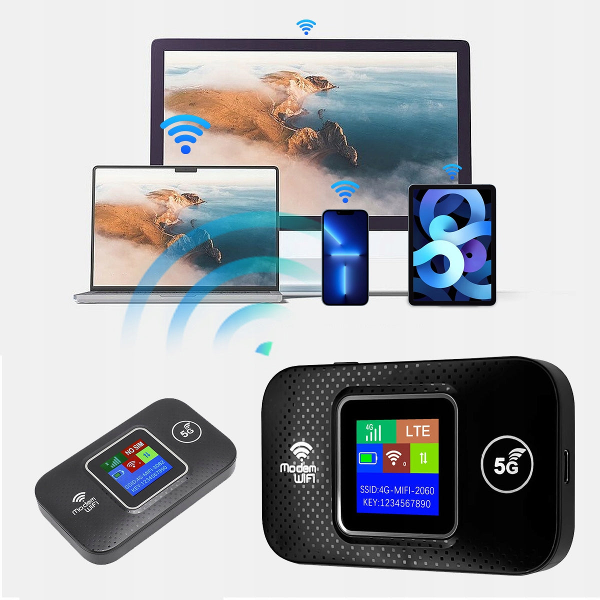 4G WI-FI ROUTER, PORTABLE WIRELESS ROUTER, USB WIFI ROUTER Model MOBILNY ROTUER WIFI 4G LTE