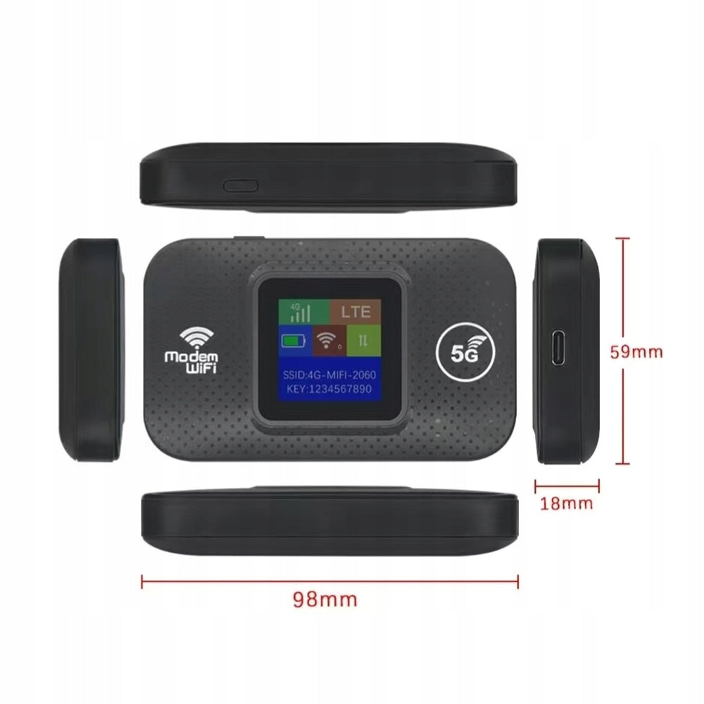 4G WIFI LTE HOTSPOT ROUTER WITH SIM CARD SLOT, MINI SMART ROUTER Manufacturer 3Com