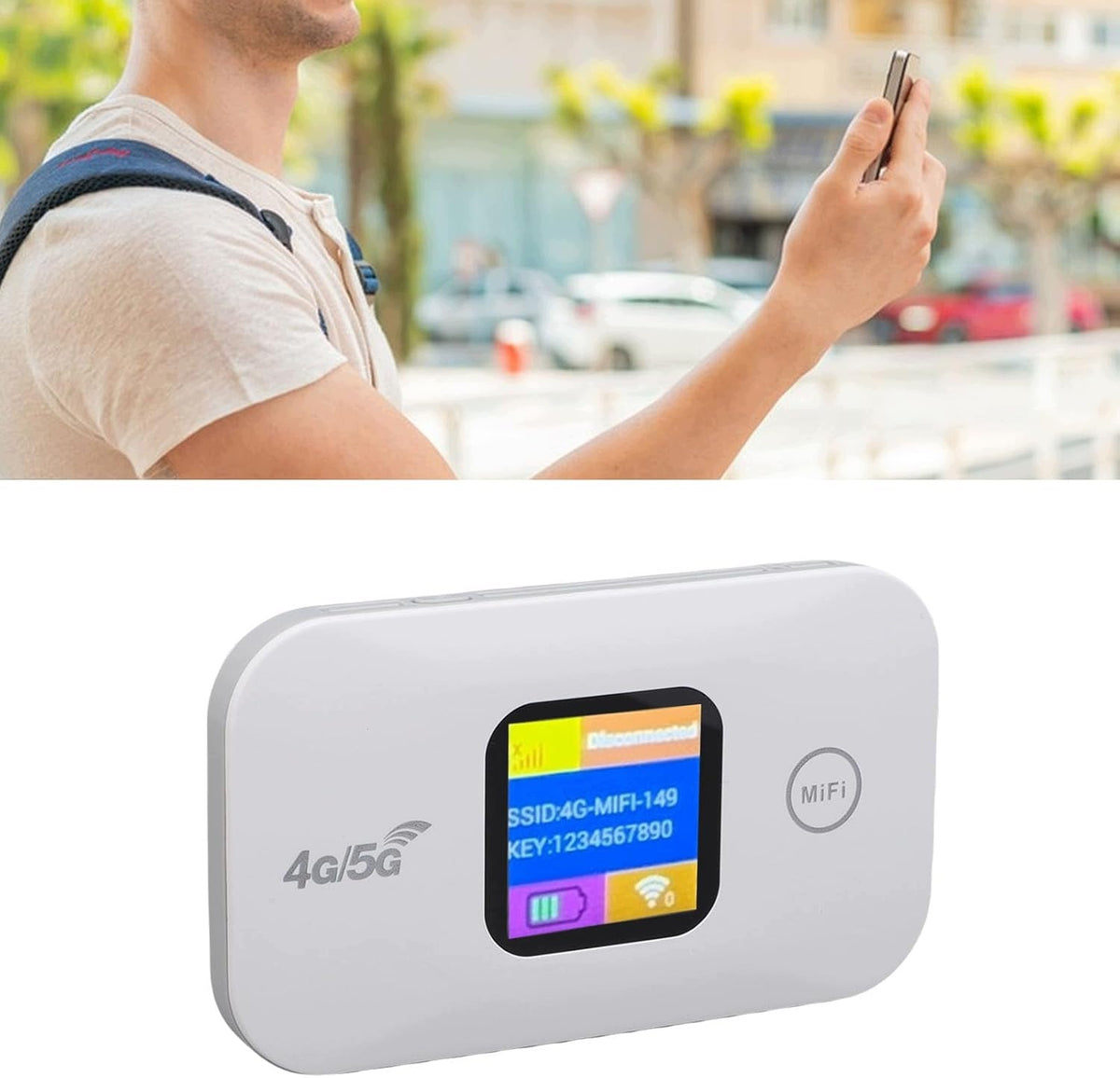 4G Wi-Fi Router, Mobile Wi-Fi Router, 150 Mbps, SIM Card Slot,2100 mAh