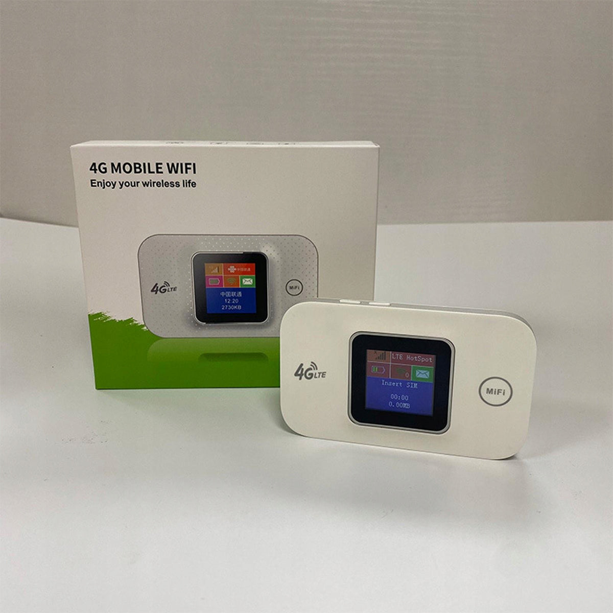 4G WiFi Router Internet Router Devices with Sim Card Slot 2100mAh led Packaging status original