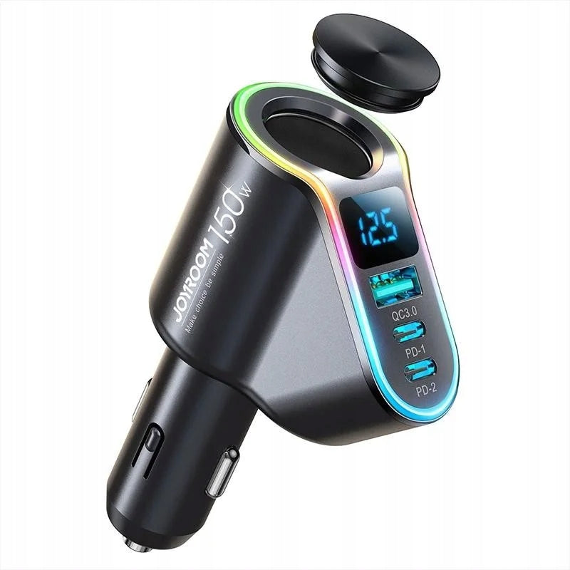 4IN1 150W PD3.0 QC3.0 CAR CHARGER FAST CHARGING STRONG Packaging status original