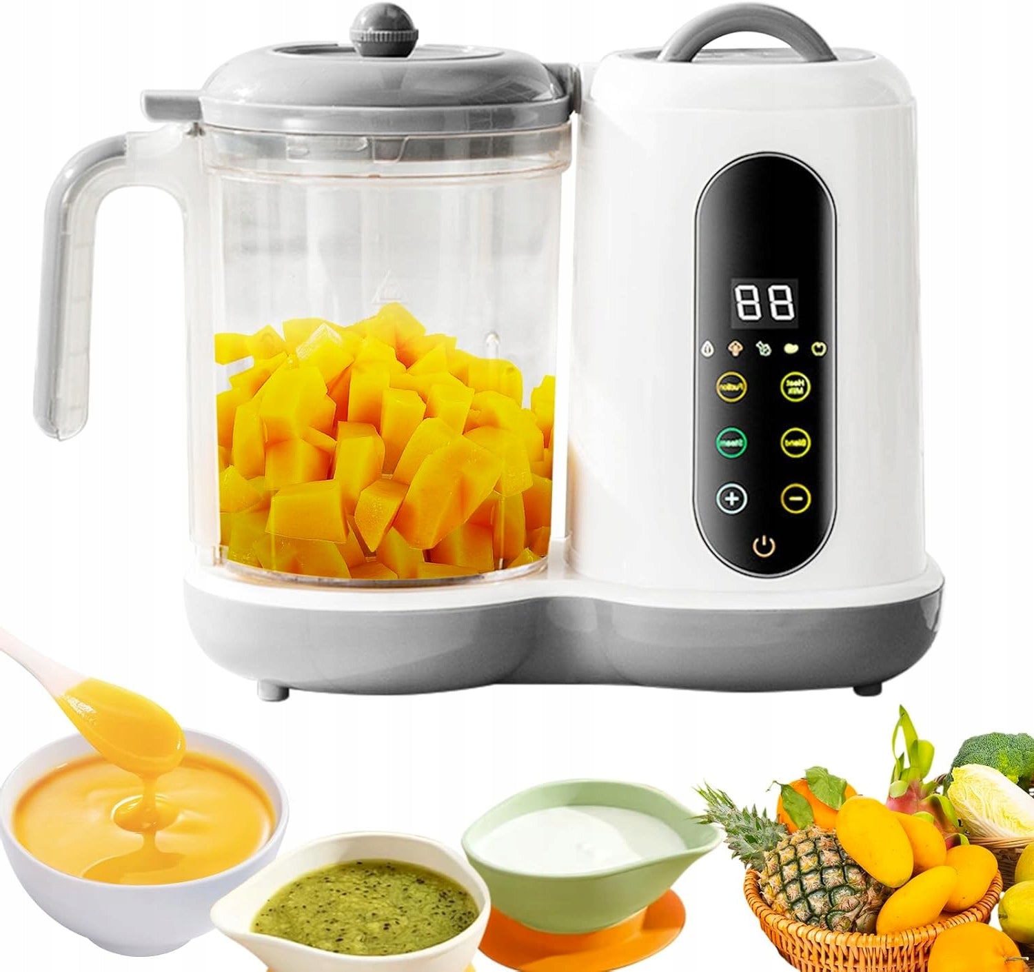 4IN1 DEVICE FOR PREPARING MEALS FOR INFANTS STEAMER