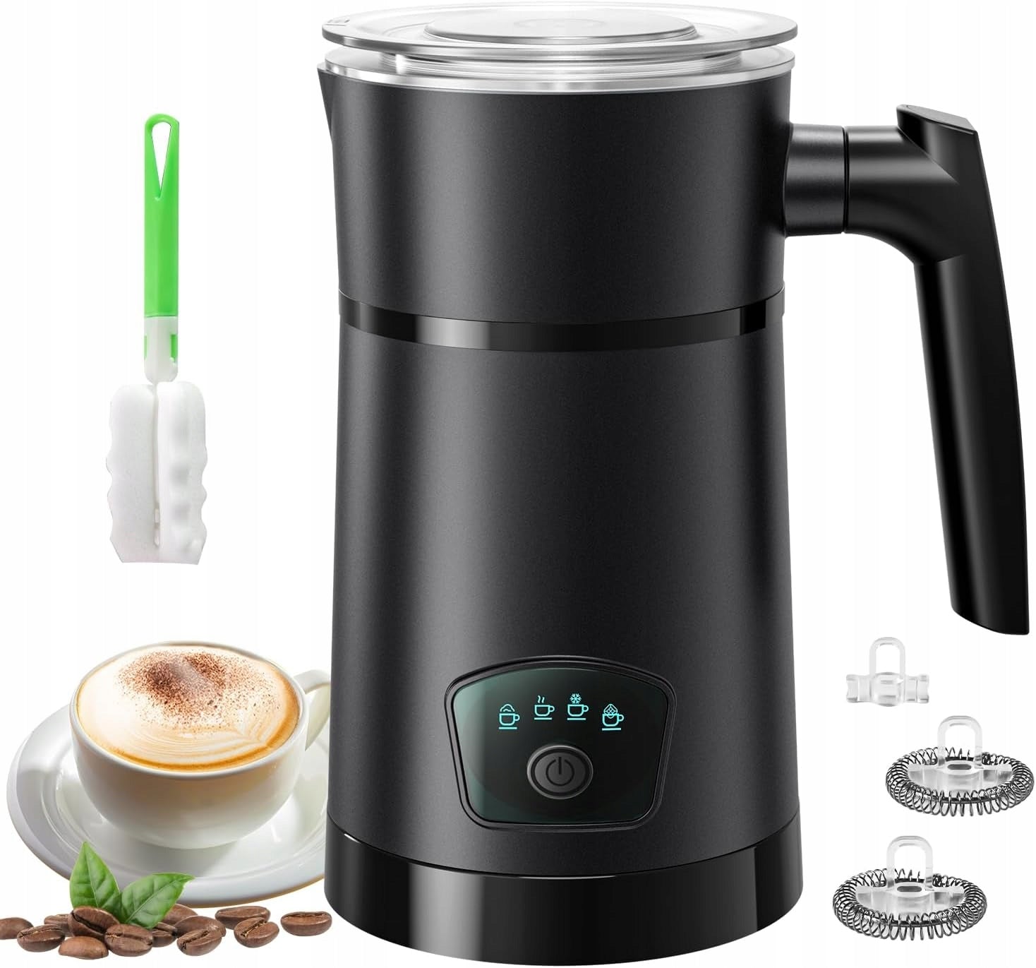 4IN1 ELECTRIC COFFEE MILK FROTHER WITH TEMPERATURE CONTROL 400W 350ML Manufacturer code FF05