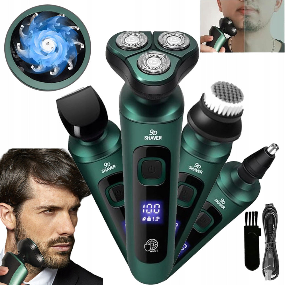 4IN1 ELECTRIC MACHINE FOR MEN BEARD TRIMMER FLOATING HEAD